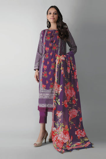 B21260 Grey Khaadi Festive Collection 2021